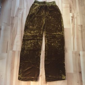 Zara velvet pants